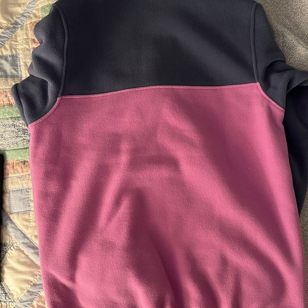 Patagonia Blue, Purple and Orange Fleece Pullover - Picture 3 of 3